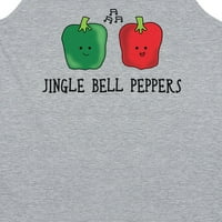Jingle Bell Peppers Cool White Muške tenkove TOP poklon za odmor