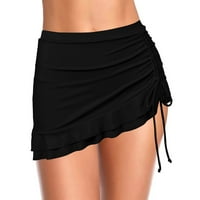 Leey-World Swim Shorts Women Tummy Control Ženske šorc sa linijom Brzo suho UPF 50+ Cvjetni cvjetni print plivajući trup Black, XL