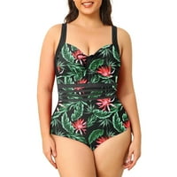 Jiyugala kupaći kostim žene Nove spojene velike veličine Štampari Springretro Hot Spring skromni kupaći